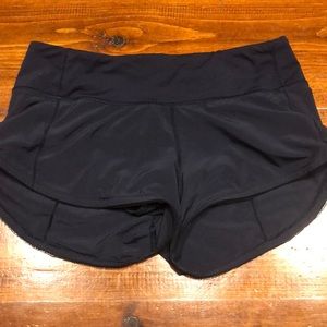 lululemon navy blue shorts